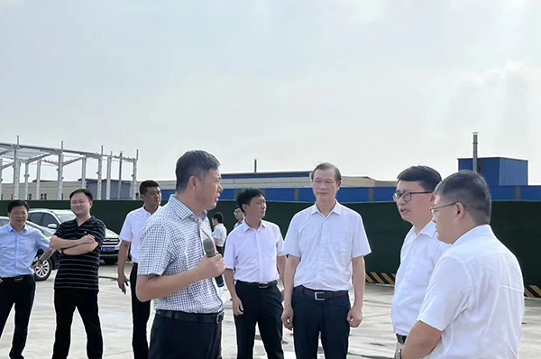 省工信局，發改委，科技局領導考察我公司2